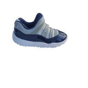 Jordan Retro 11 Little Flex Toddler Sneakers Blue Gray Size 10C NWOT